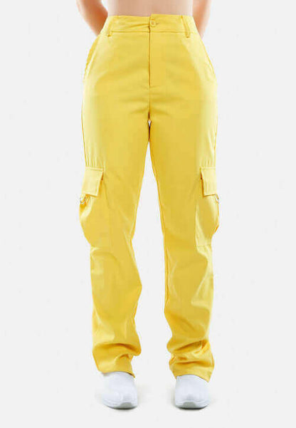 high waist cargo pants.