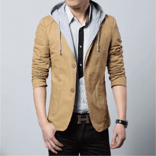 Mens Street Style Hooded Blazer.