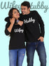 Hubby Wifey Couple Full Sleeves Black