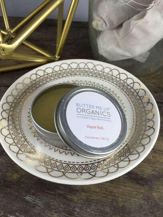 Handmade Organic Vapor Rub.