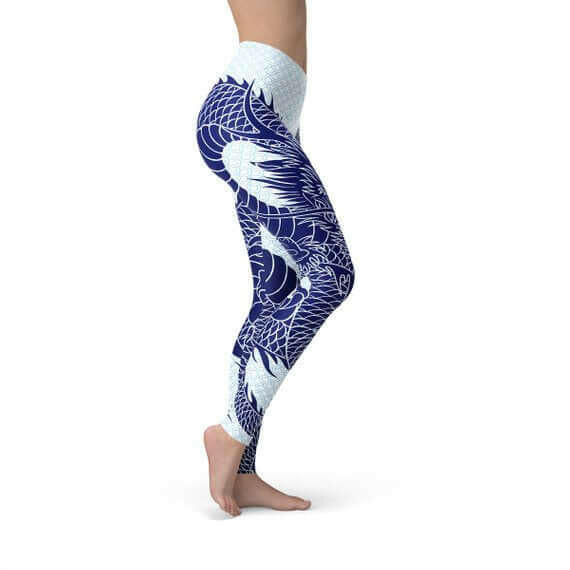 Womens Japanese Dragon Leggings.