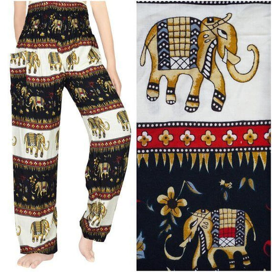Black ELEPHANT Pants Women Harem Pants Boho Pants