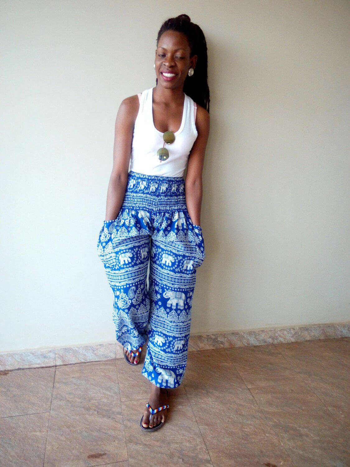 High Waist Animal African Pant.