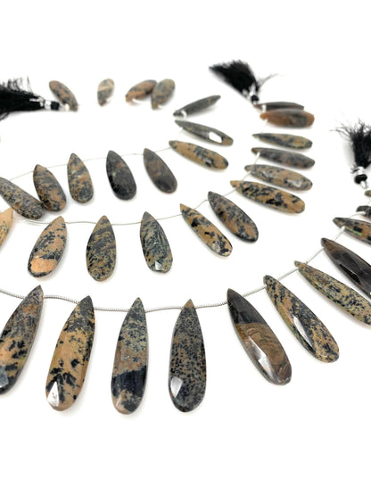Honey Dendrite Beads, Gemstone Beads, Jewelry Supplies forJewelry