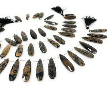 Honey Dendrite Beads, Gemstone Beads, Jewelry Supplies forJewelry