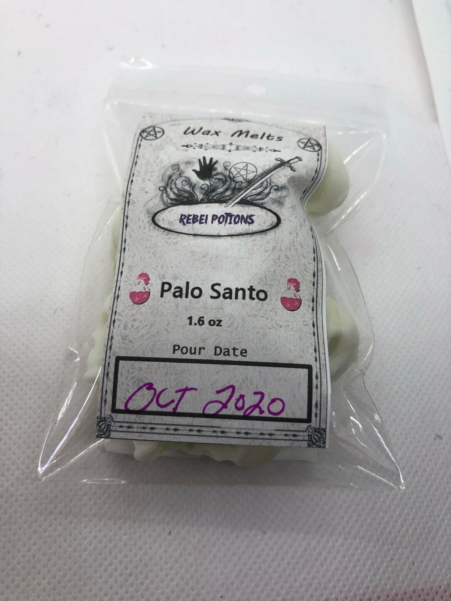 Palo Santo mini skull wax melts witch pagan wicca tart.