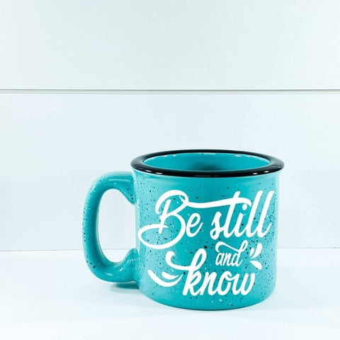 Be Still And Know Campfire Mug