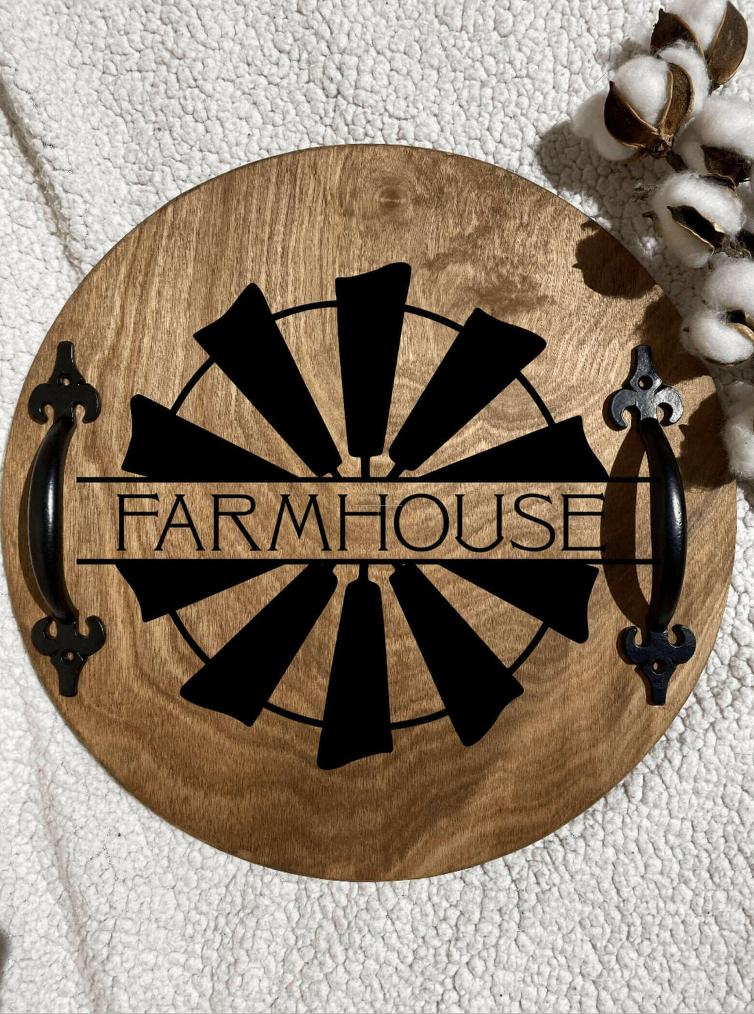 Personalized Windmill Serving Tray