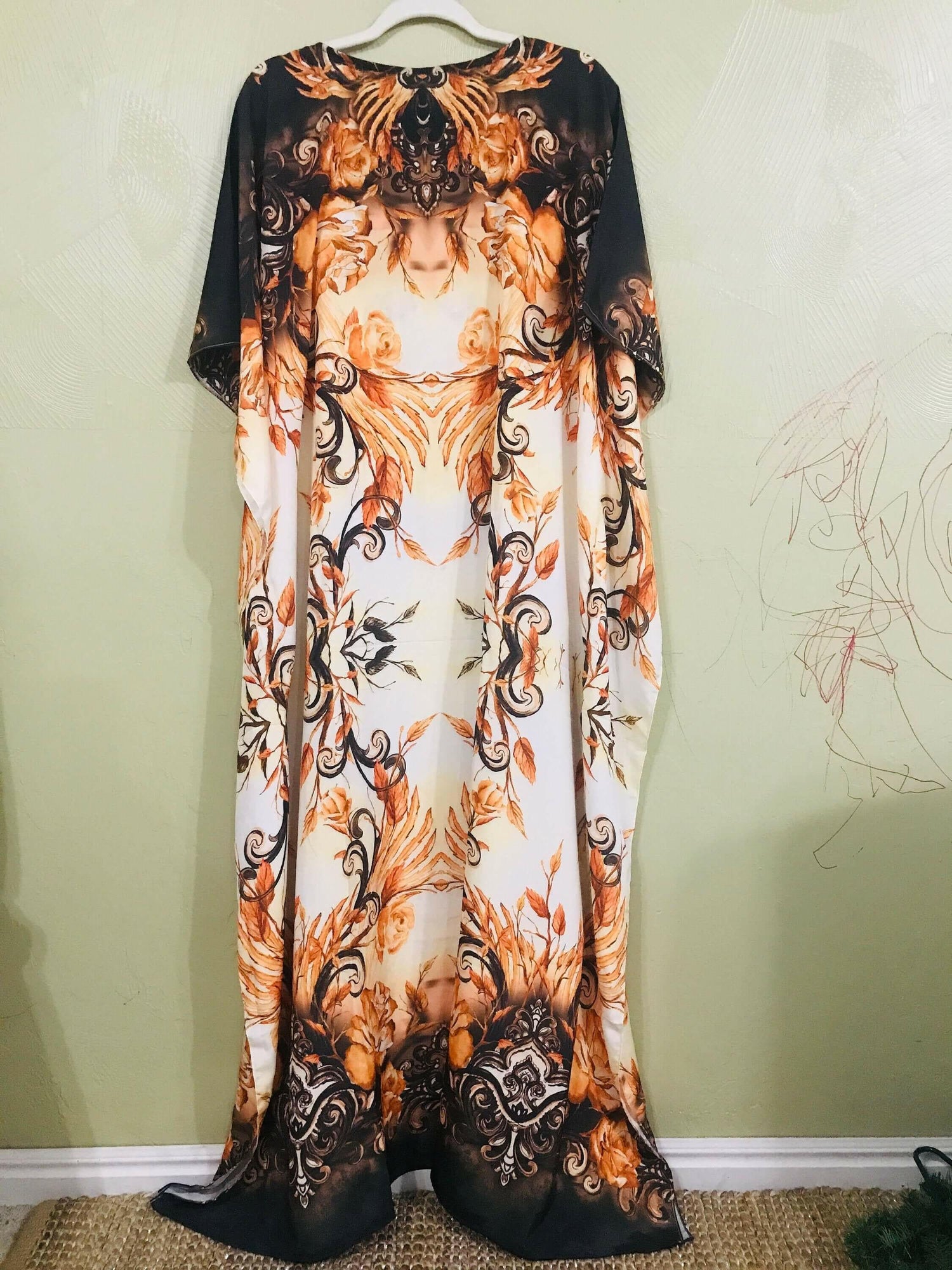 Tribal Kaftan Dress, Plus Size Kaftan For Women, Maternity Lounge