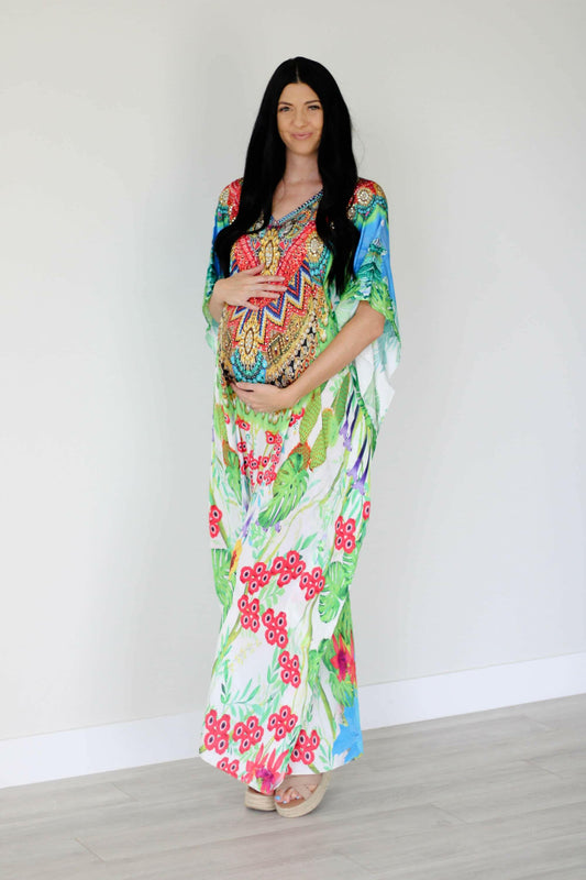 Resort Kaftan Dress, Summer Maxi Dress, Caftan For Women, African.