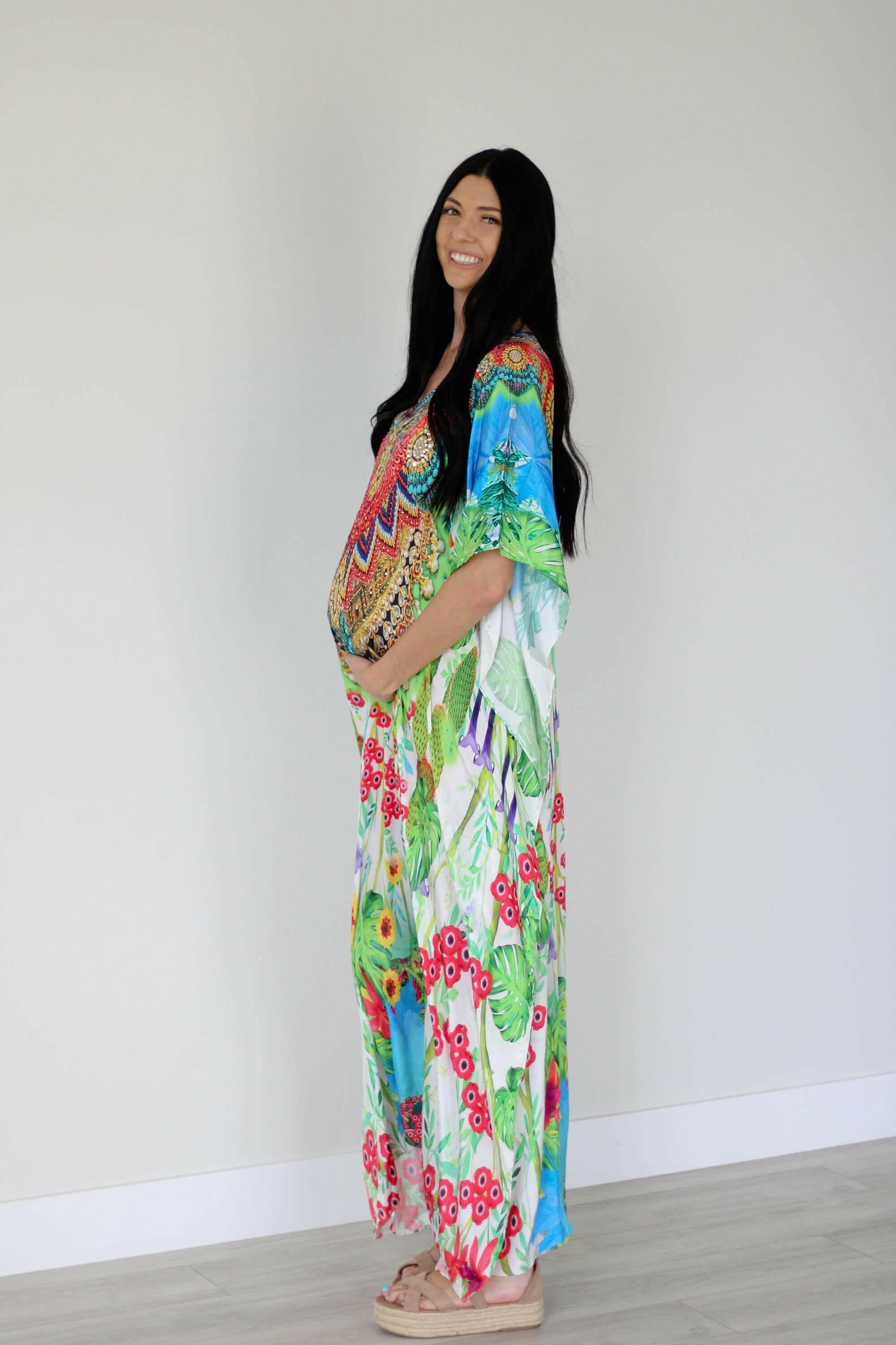 Resort Kaftan Dress, Summer Maxi Dress, Caftan For Women, African.