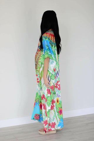 Resort Kaftan Dress, Summer Maxi Dress, Caftan For Women, African.