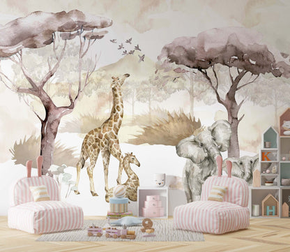 Safari Wall Mural