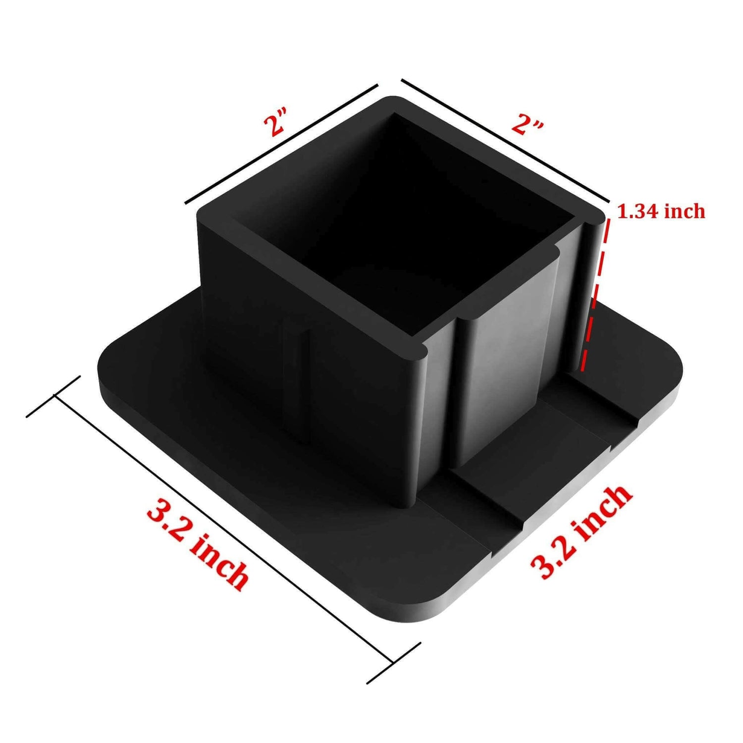 3D Alien UFO Rubber Tow Hitch Plug For 2 inch Receivers