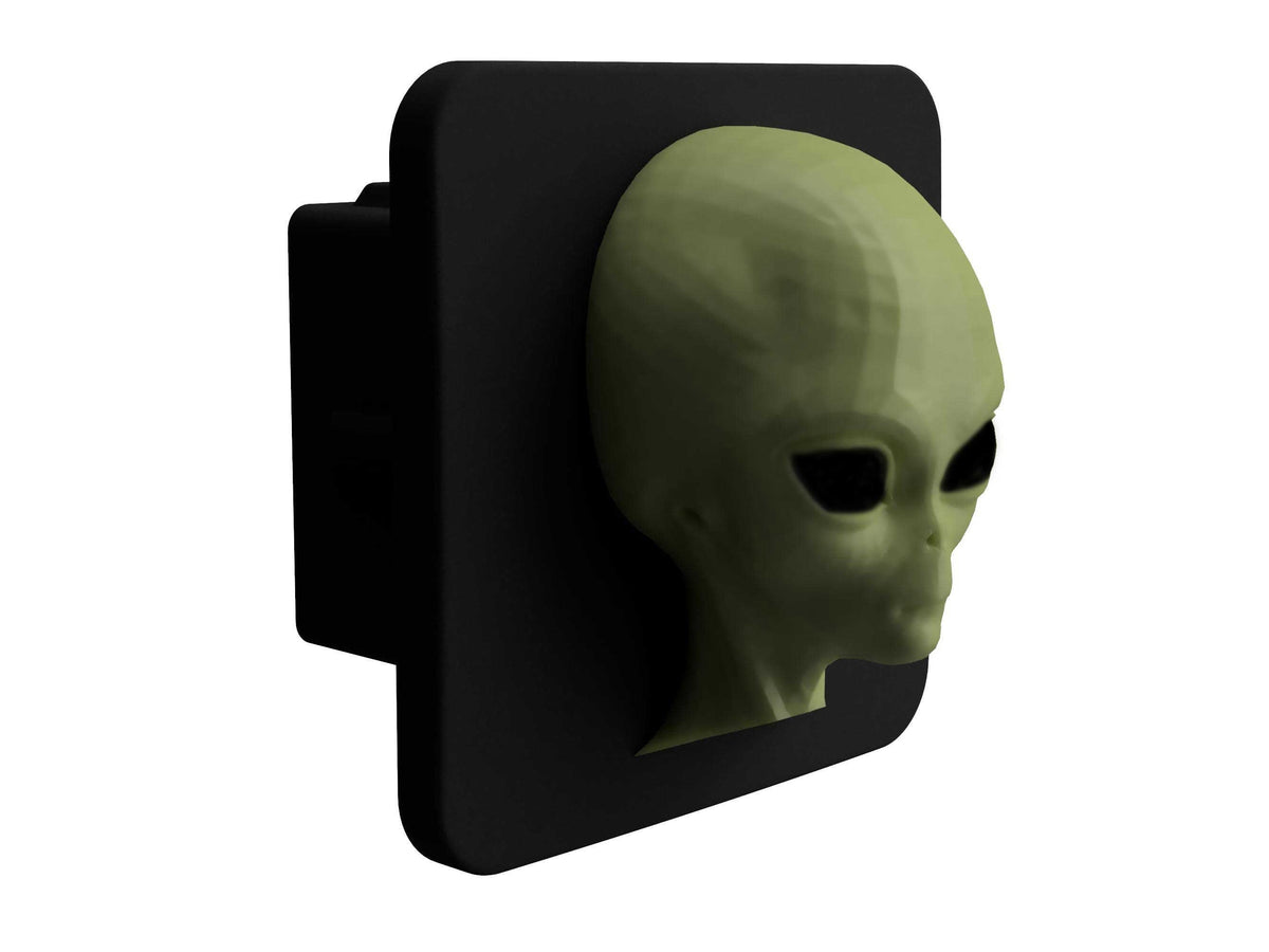 3D Alien UFO Rubber Tow Hitch Plug For 2 inch Receivers