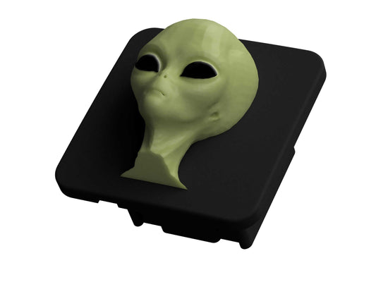 3D Alien UFO Rubber Tow Hitch Plug For 2 inch Receivers