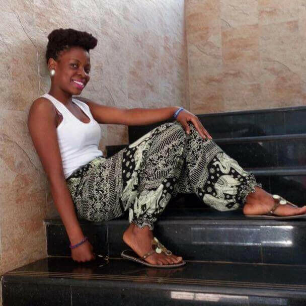 Black &amp; White Animal Capris and pants / African Trouser