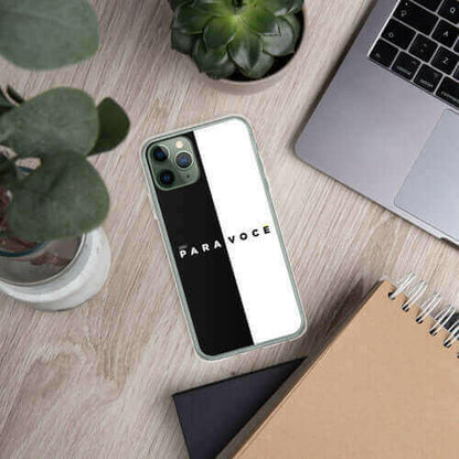 2882Tech™ Black + White Para Você BPA Free iPhone Case.