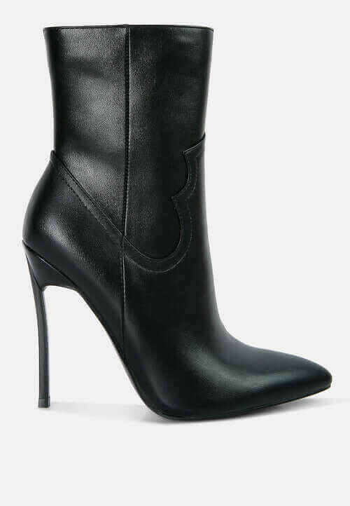 jenner high heel cowboy ankle boots.