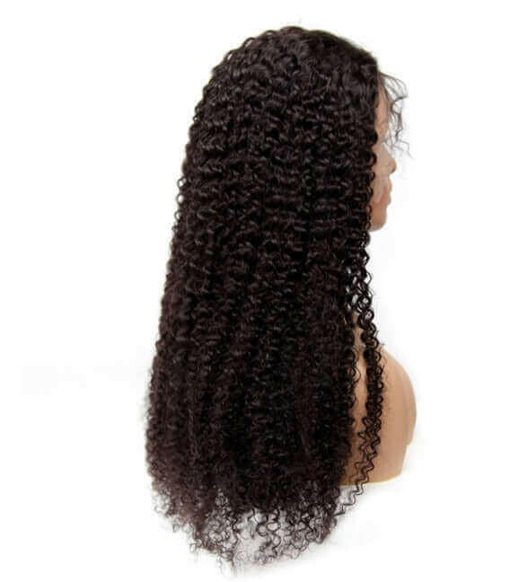 13x1x4 Kinky Curly 13x1x6 T part Lace Transparent Human Hair Wigs 180%.