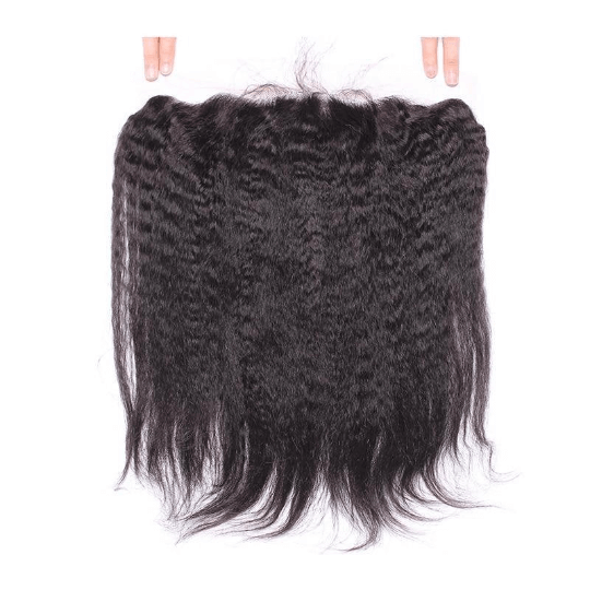 10A Grade MIDDLE PART 13x4 Lace Frontal Remy Human Hair Closure With B