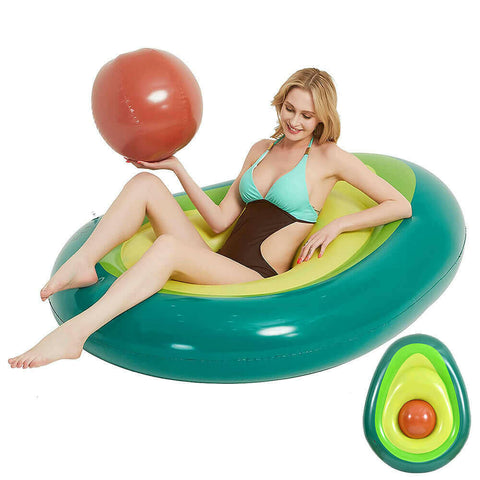 Inflatable Avocado Pool Float Pool Swimming Float Swimming Ring Pool.