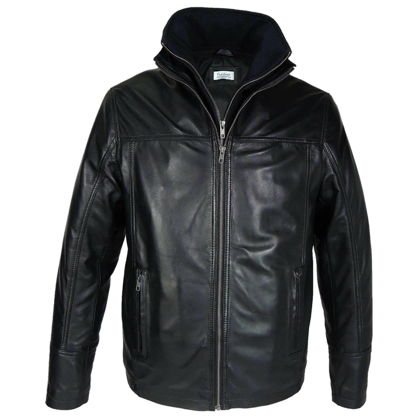 Mens Oxford Csaba Leather Jacket.