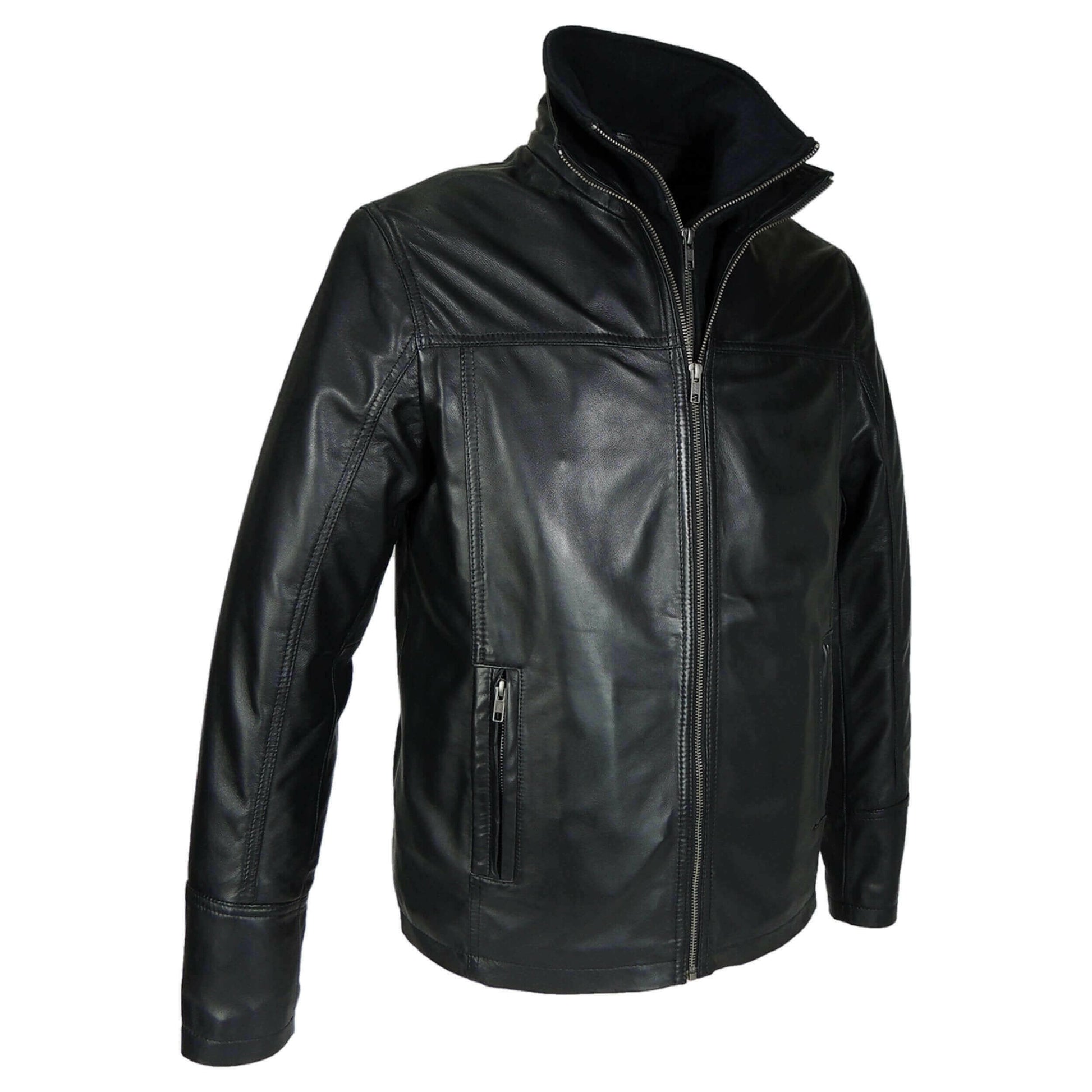 Mens Oxford Csaba Leather Jacket.