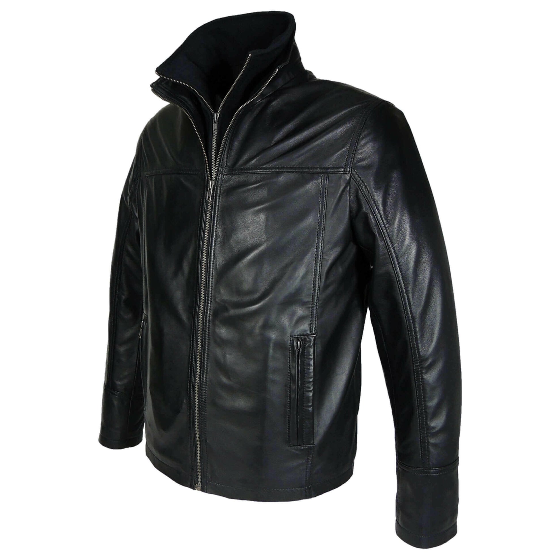 Mens Oxford Csaba Leather Jacket.