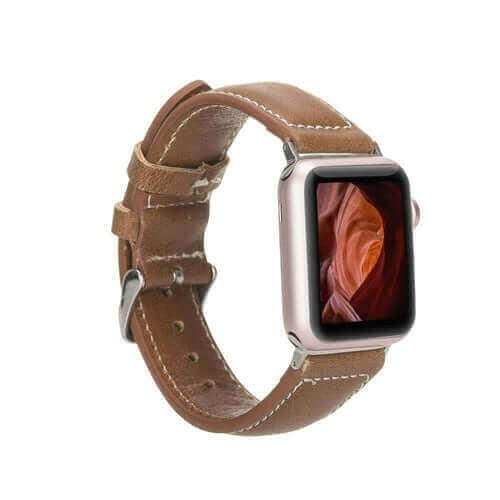 Lincoln Classic Apple Watch Leather Straps.