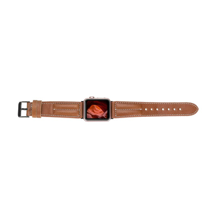 Lincoln Classic Apple Watch Leather Straps.