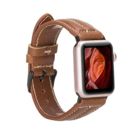 Lincoln Classic Apple Watch Leather Straps.