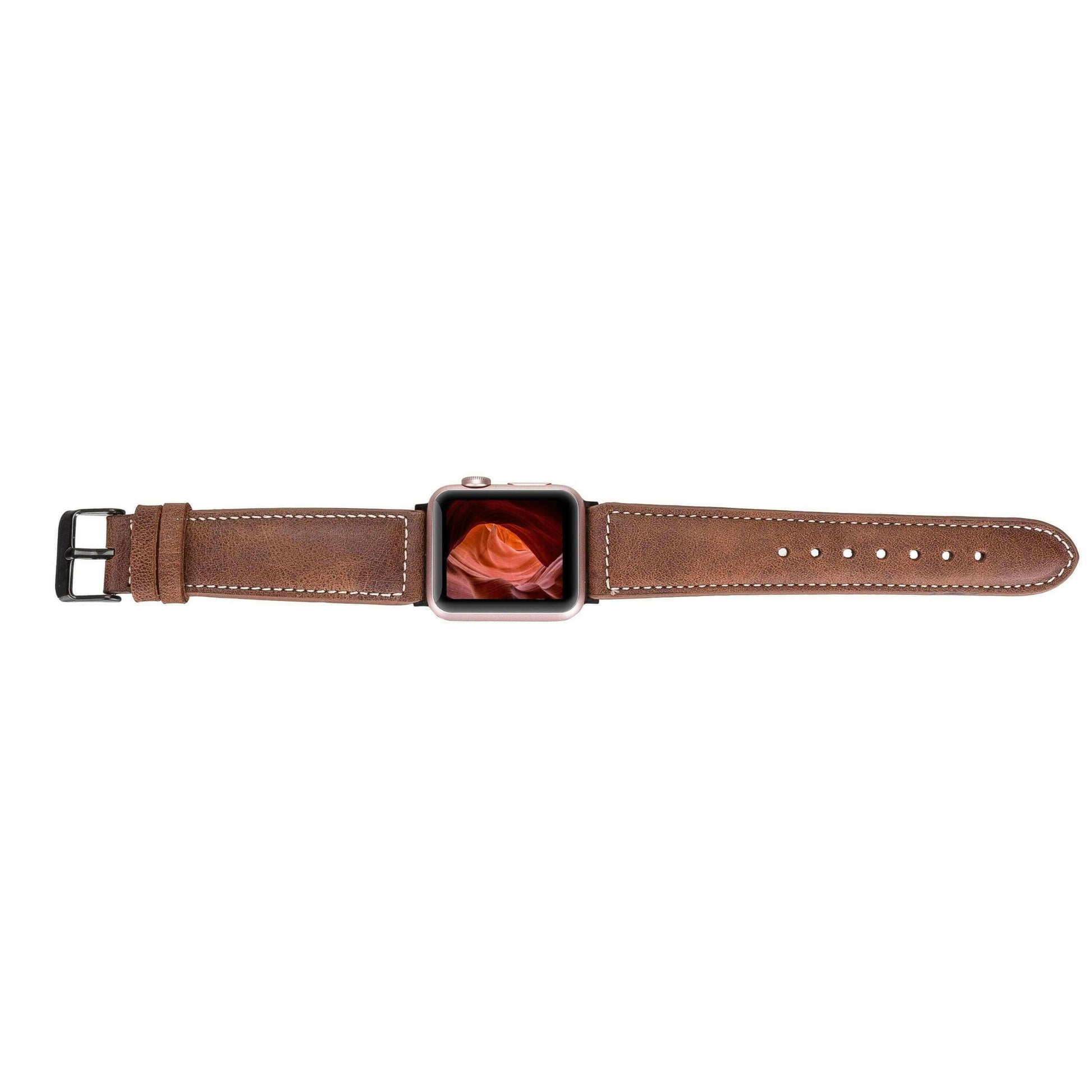 Lincoln Classic Apple Watch Leather Straps.