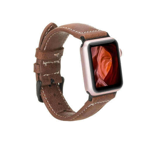 Lincoln Classic Apple Watch Leather Straps.