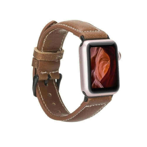 Lincoln Classic Apple Watch Leather Straps.