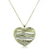 LOS599 - Gold+Rhodium 925 Sterling Silver Necklace with AAA Grade CZ