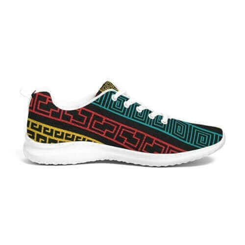 multicolor low top canvas running shoes