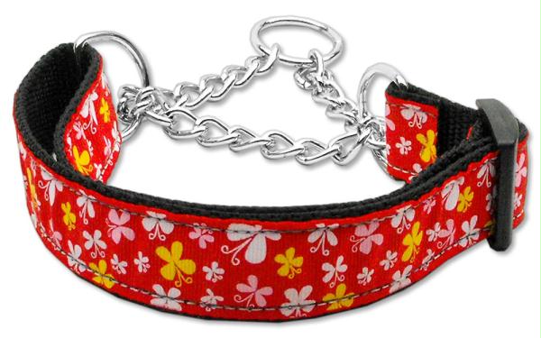 Mirage Pet Products 125-005M LGRD Butterfly Nylon Ribbon Collar Martin.