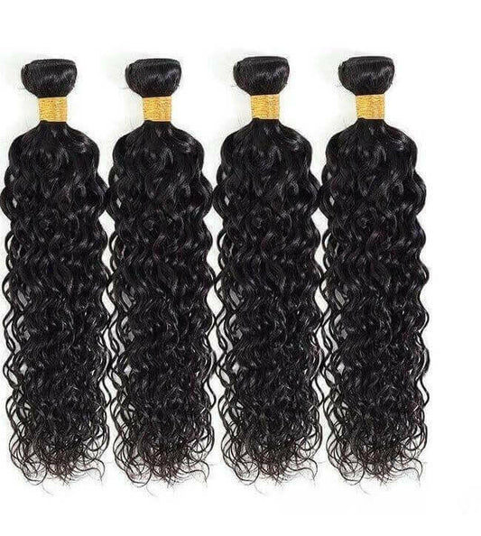 BeuMAX 10A Grade 3/4 Bundles Water Wave Peruvian Human Hair Extensions.