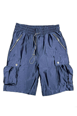 Satin Cargo Shorts.