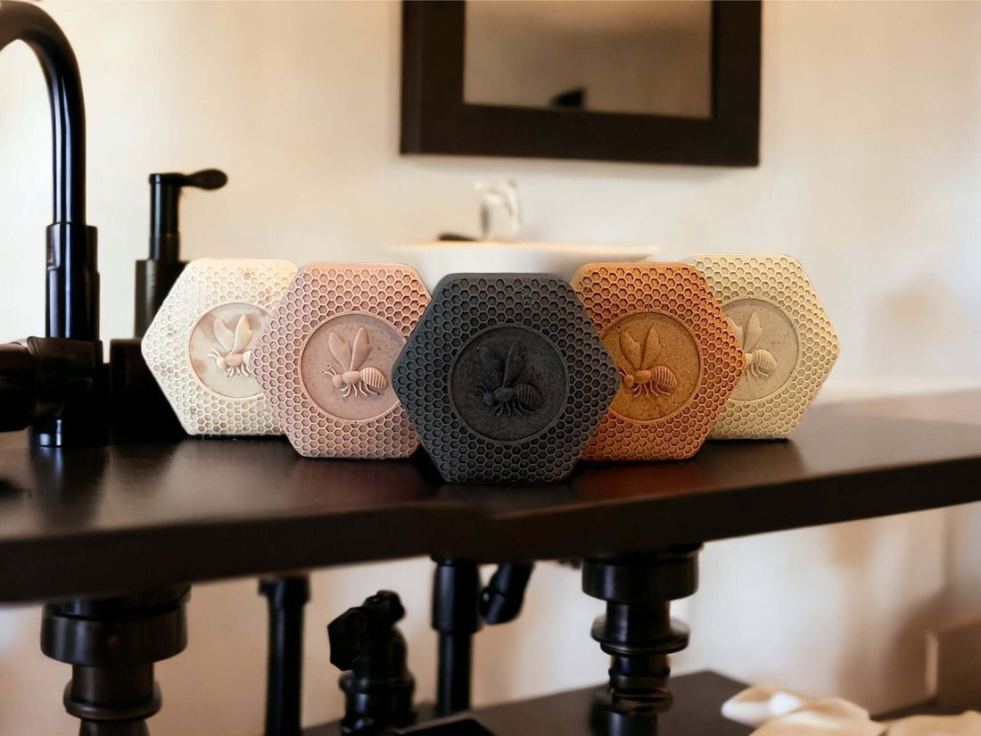 Glow Turmeric &amp; Vitamin C Clay Facial Soap - Brightening &amp; Dark Spot