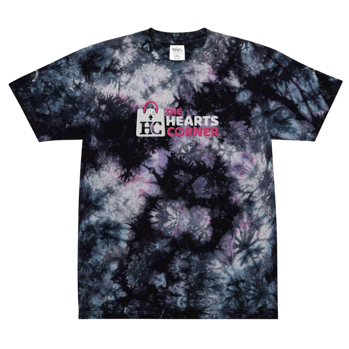 Oversized tie-dye t-shirt.