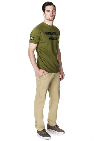 65 MCMLXV Men's Khaki Chino Pant.