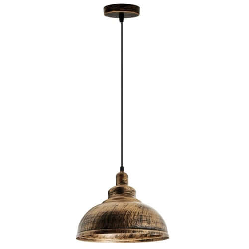Vintage Dome-Shape Hanging Pendant Light - 1139