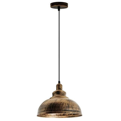 Vintage Dome-Shape Hanging Pendant Light - 1139
