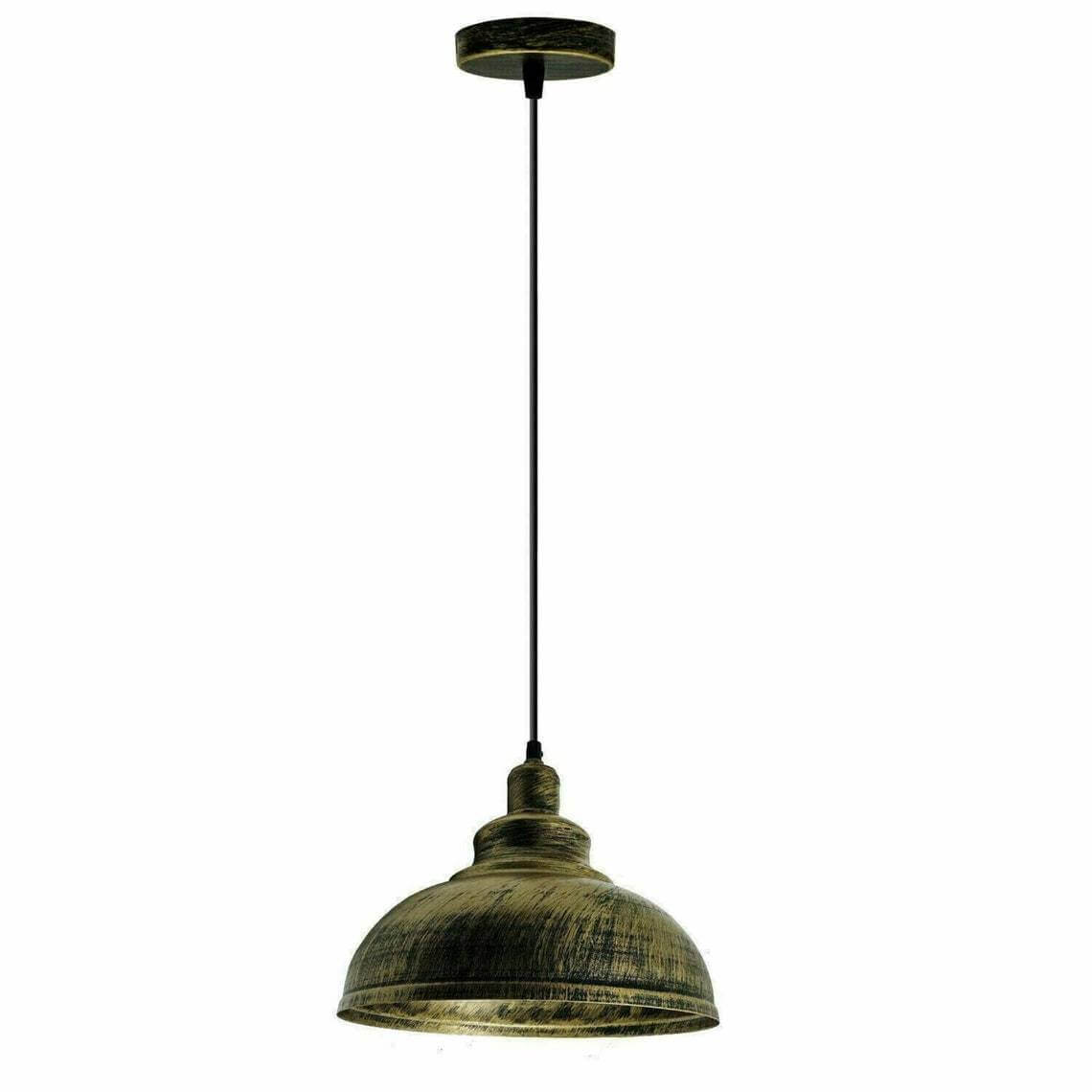 Vintage Dome-Shape Hanging Pendant Light - 1139
