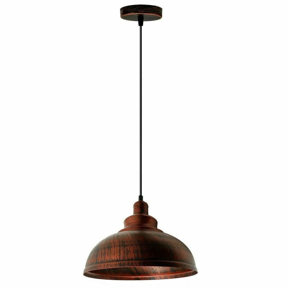 Vintage Dome-Shape Hanging Pendant Light - 1139