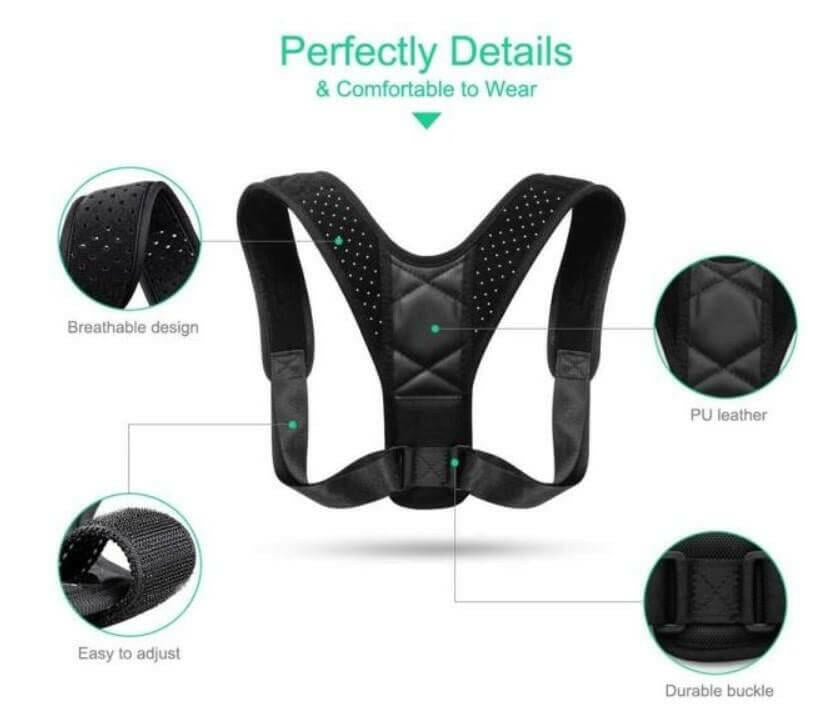 Unisex Adjustable Back Posture Corrector.