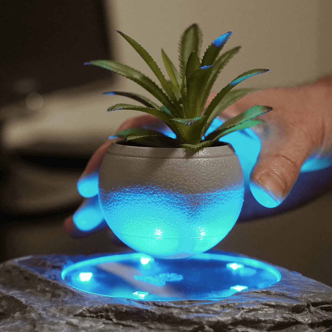 Levitating Rock Plant Pot.