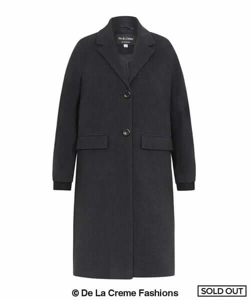 (PRE-ORDER) Womens Wool Blend Winter Warm Knee Length Coat